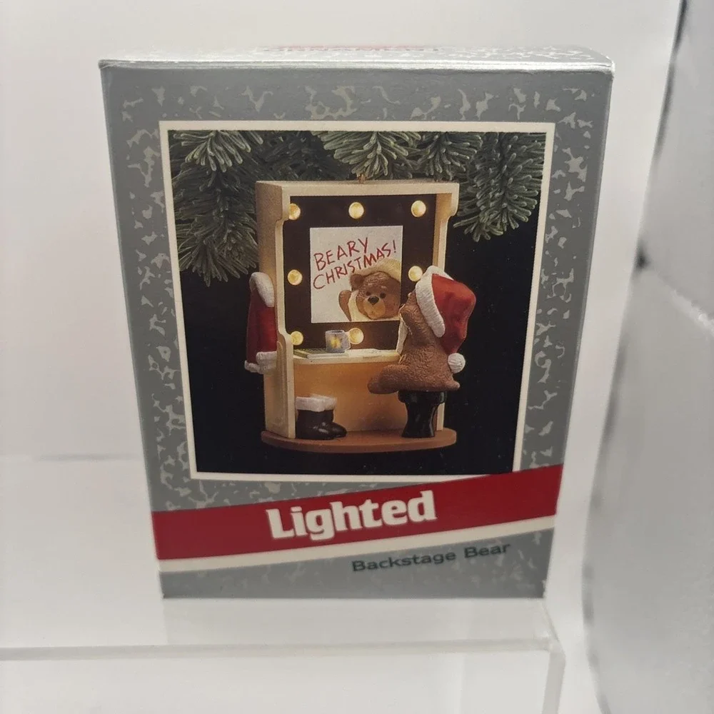 Vtg~Hallmark Ornaments~Lot of 5~Flickering/Lighted/Light & Motion/Light Motion M
